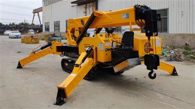 Метод на навиване на телено въже за мини кран с паяк